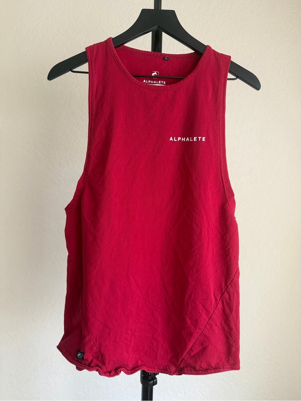 Alphalete Tank Top Light Purple Large L Performance Fit Men's